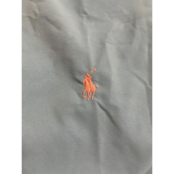 Ralph Lauren Polo Mens Big & Tall 2XLT Blue Long Sleeve Button Shirt Performance - Picture 3 of 9